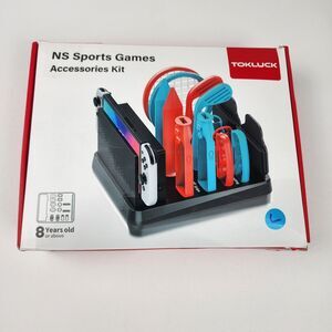Nintendo Switch Sports Accessories Kit Joy-Con Golf Tennis Bowling OB